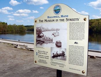 Panel from the Museum in the Streets, Hallowell, Maine